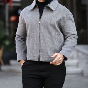 Xhaketë Gri me Zinxhir