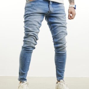 Men’s Light Blue Skinny Fit Jeans – Everyday Essential