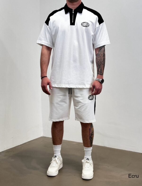 Set Polo dhe Pantallona të Shkurtra me Kontrast – Edicioni Street Sport