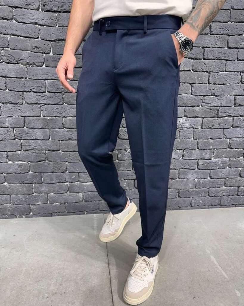 Men’s Modern Slim Fit Trousers – Classic thumbnail 2