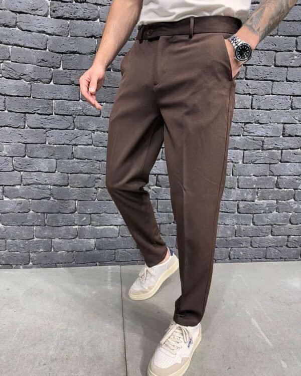 Men’s Modern Slim Fit Trousers – Classic