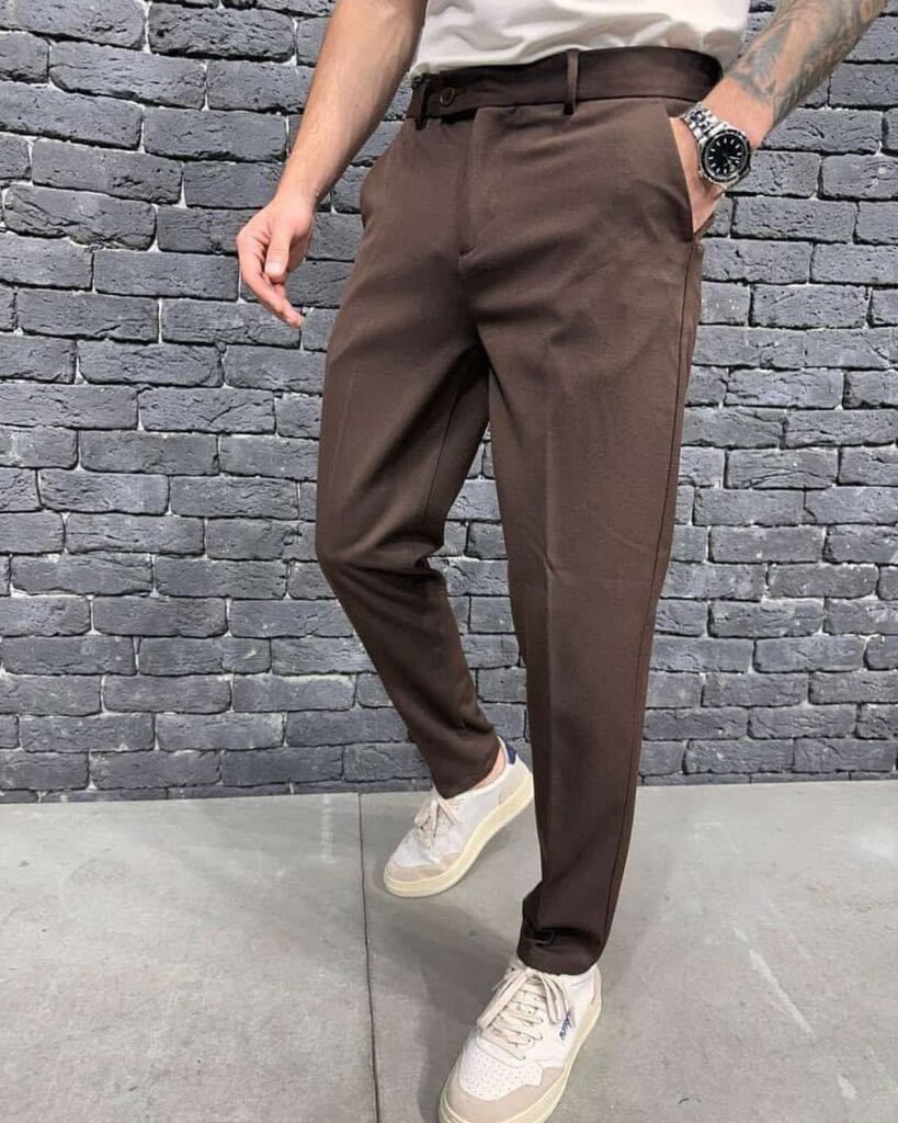 Men’s Modern Slim Fit Trousers – Classic thumbnail 3