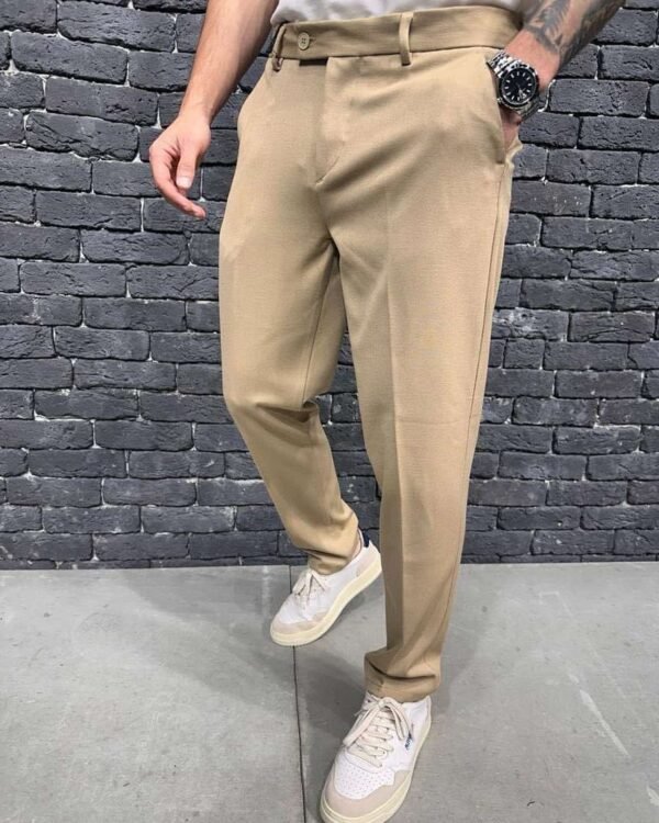 Men’s Modern Slim Fit Trousers – Classic