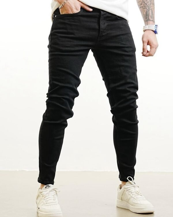 Men's Slim Fit Black Denim Jeans