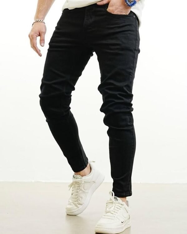 Men's Slim Fit Black Denim Jeans