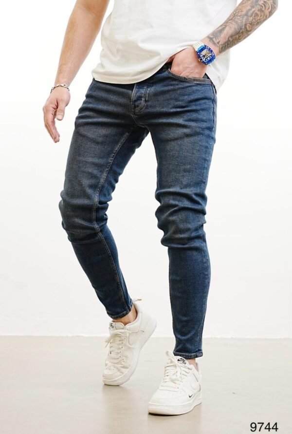 Men’s Dark Blue Skinny Jeans – Everyday Essential Fit