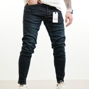 Men’s Deep Indigo Skinny Jeans – Premium Everyday Fit<span> - </span>34