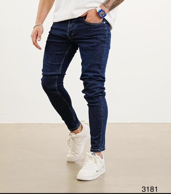 Slim Fit Dark Wash Jeans