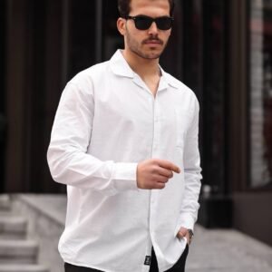 Men’s Classic Long-Sleeve Casual Shirt