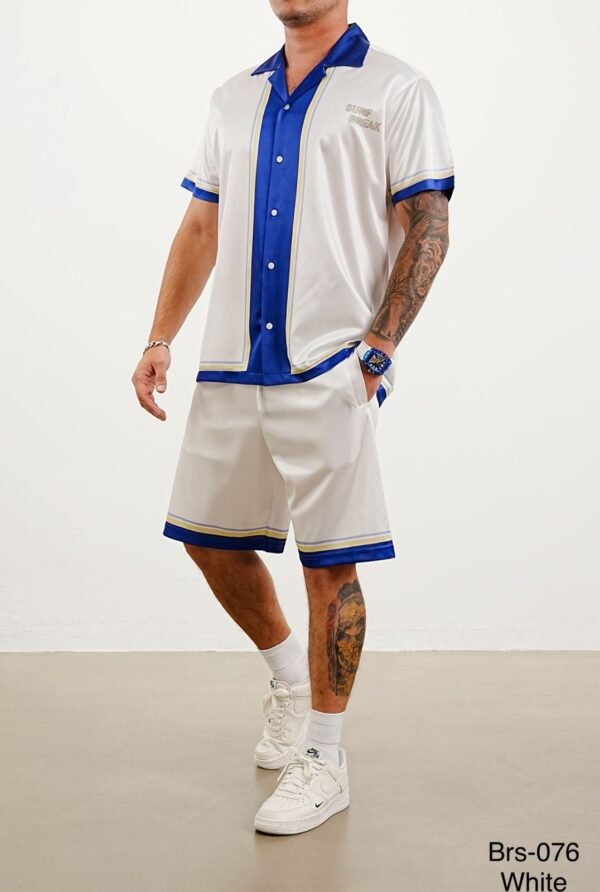 Set i Përshtatshëm “Surf Break” – Maicë dhe Pantallona të Shkurtra Atletike Retro