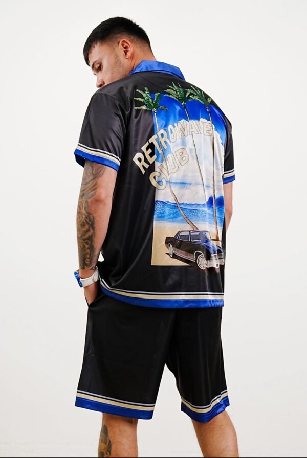 Set i Përshtatshëm “Surf Break” – Maicë dhe Pantallona të Shkurtra Atletike Retro
