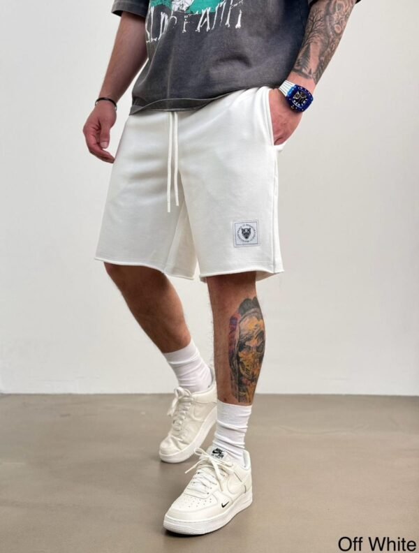 Maicë Urbane Grafike me Pantallona të Shkurtra të Gjera