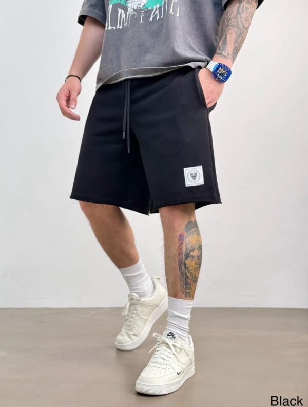 Urban Graphic Tee with Oversized Shorts
