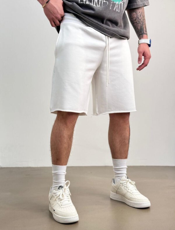 Maicë Urbane Grafike me Pantallona të Shkurtra të Gjera