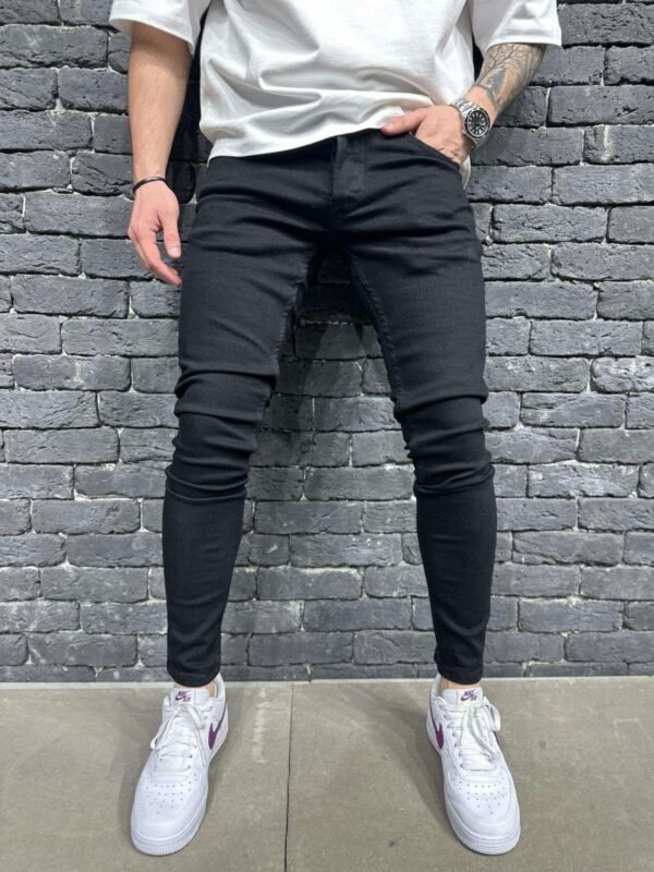 Men's Super Skinny Fit Jeans – Jet Black