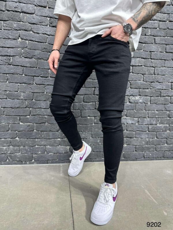 Men's Super Skinny Fit Jeans – Jet Black