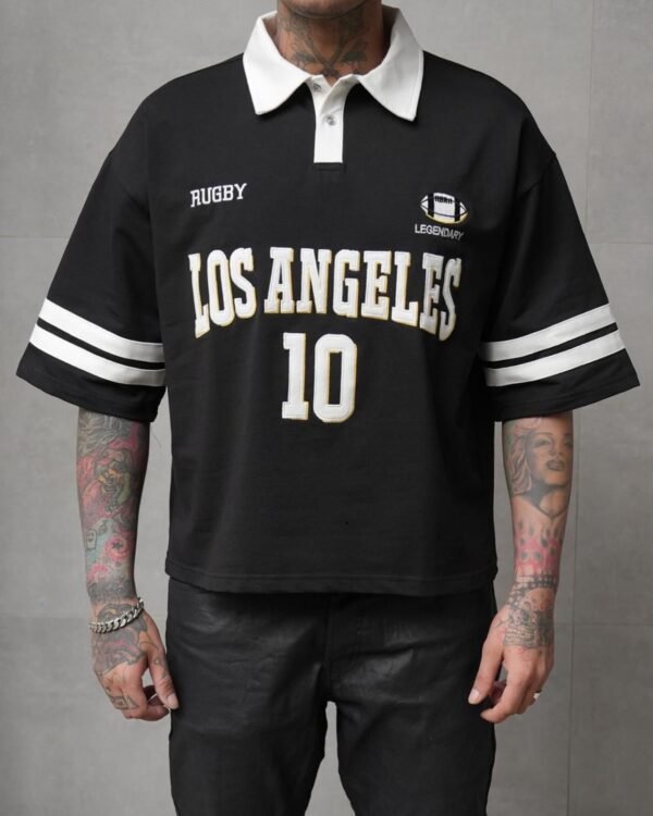 Los Angeles Rugby Polo Shirt – Retro Varsity Style