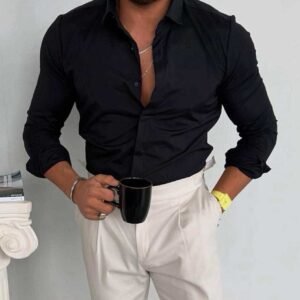 Këmishë e Zezë për Meshkuj