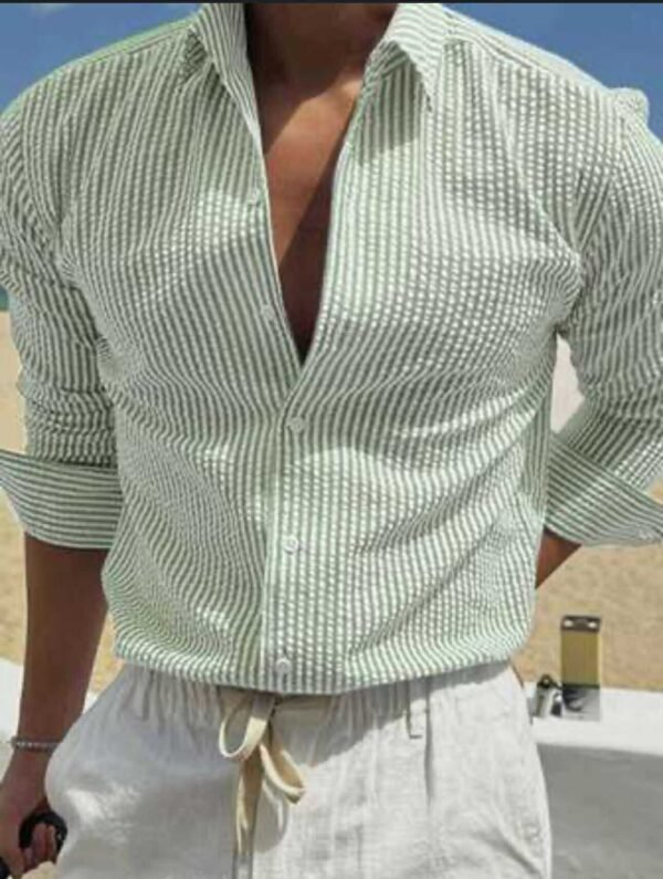 Men's Striped Casual Shirt