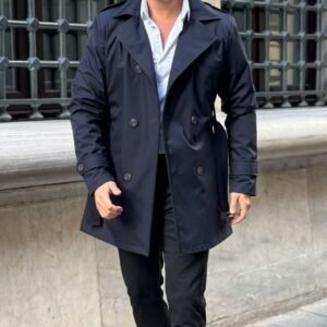 Mantill Trenç Ngjyrë Blu e Errët