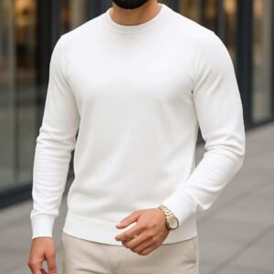 Bluzë Bazike Minimaliste – E Bardhë