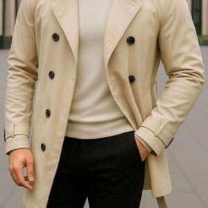 Trench Coat Klasik – Ngjyrë Bezhë