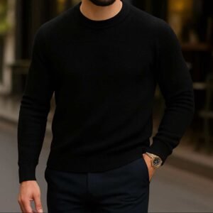 Pulovër Premium Klasike – E Zezë Elegante