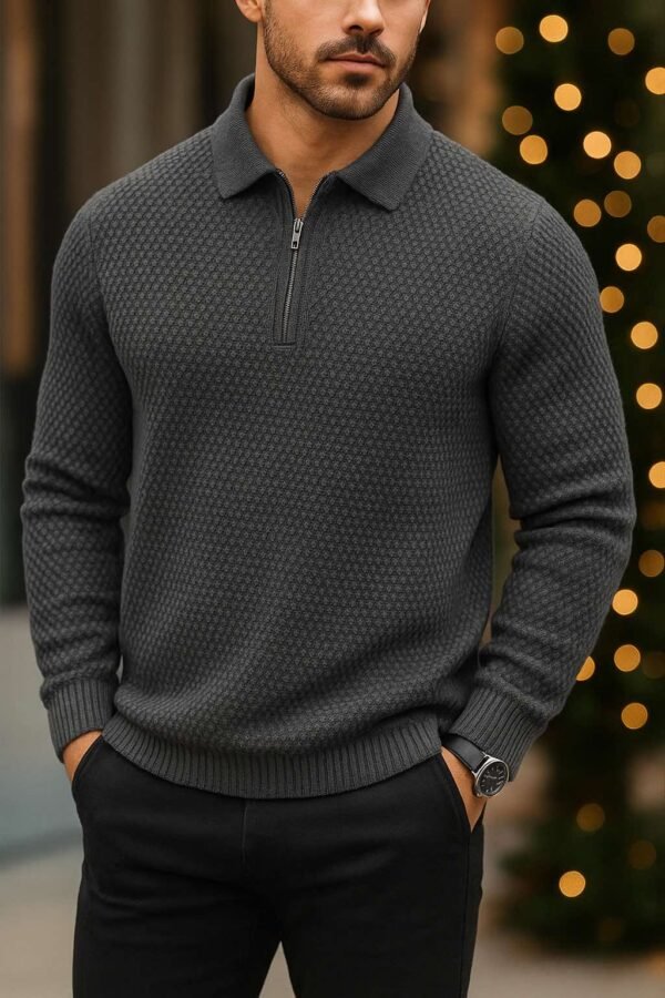 Xhemper “Urban Polo-Zip” – Elegancë & Rehati Premium