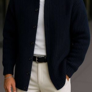 Xhemper “Urban Knit Black” – Elegancë Urbane & Strukturë Premium