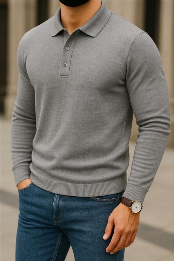 Urban Clothing Store – Polo-Zip Premium Knitwear