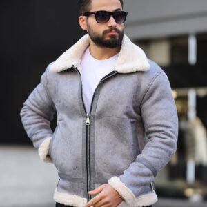 Xhaketë Eco Lekure me Pelush të Bardhë – Urban Clothing Store