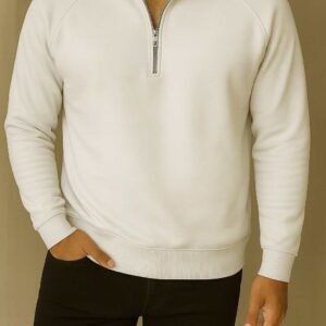 Xhemper “Urban Half-Zip Essential” – Bardhe e Butë