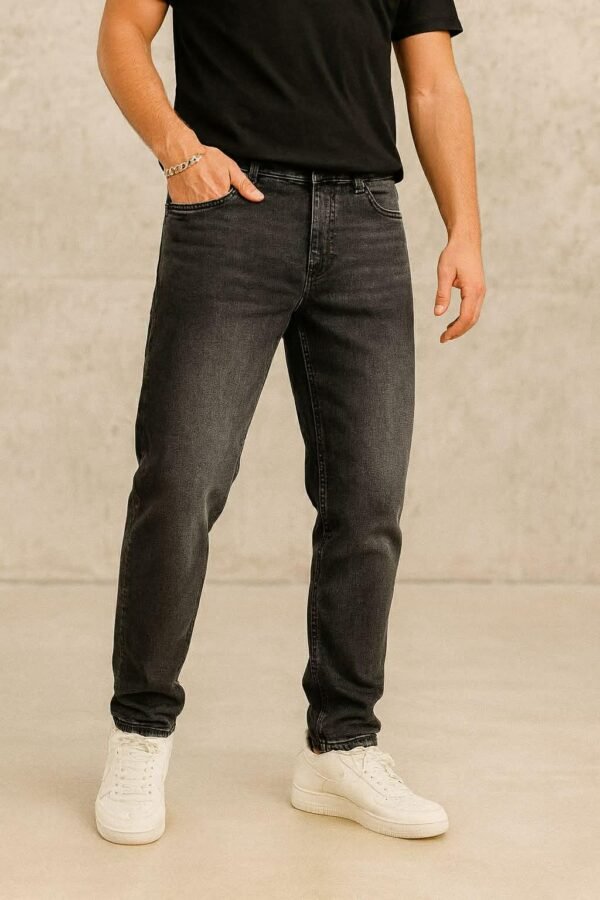 Jeans Slim Fit – Black Washed Denim