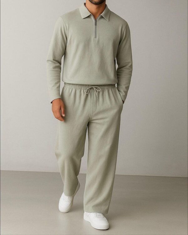 Polo-Zip Tracksuit – Premium Comfort Edition