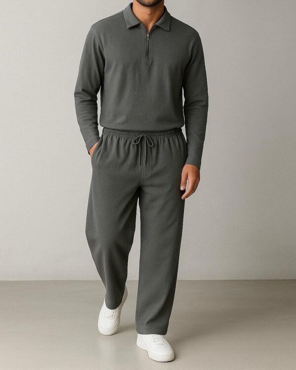 Polo-Zip Tracksuit – Premium Comfort Edition