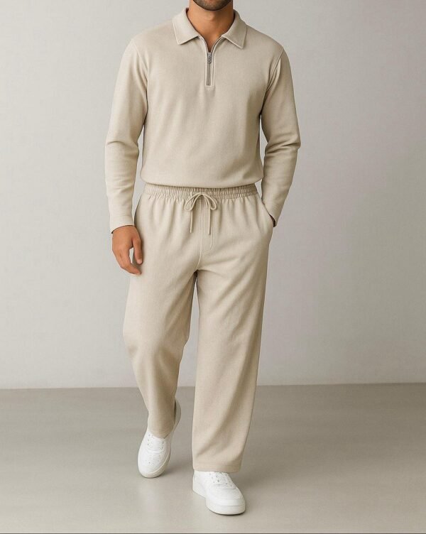 Polo-Zip Tracksuit – Premium Comfort Edition