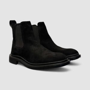Chelsea Boots Suede “Urban Shadow” – Black