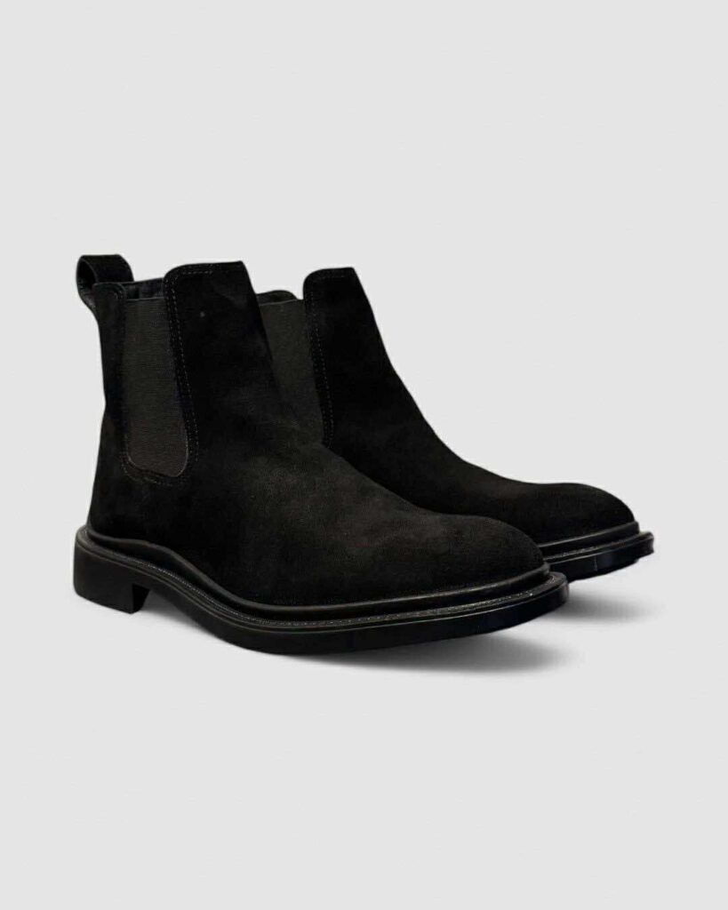 Chelsea Boots Suede “Urban Shadow” – Black
