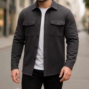 Men’s Premium Fleece Overshirt – Urban Essential Collection