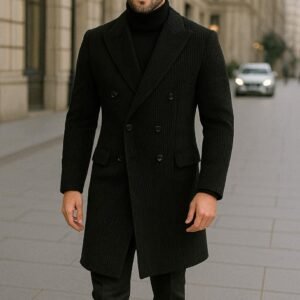 Pallto Elegante Premium për Meshkuj – Stil Klasik & Prerje Moderne