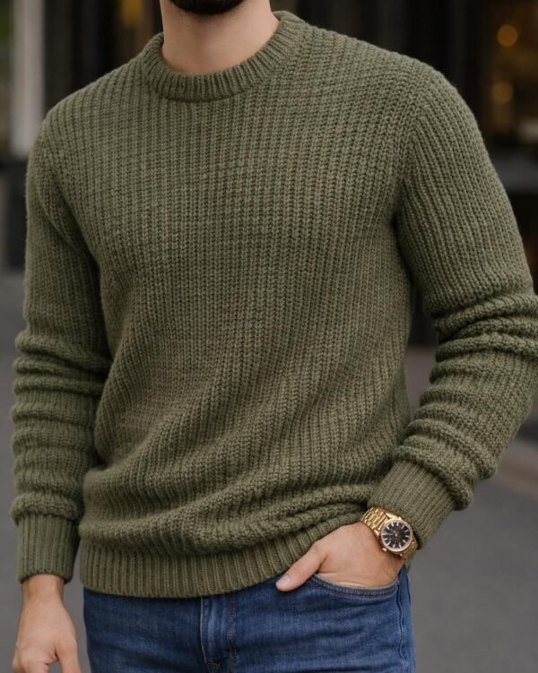 Xhemper Meshkuj Premium Knit – Crew Neck Slim Fit