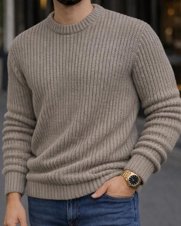 Xhemper Meshkuj Premium Knit – Crew Neck Slim Fit