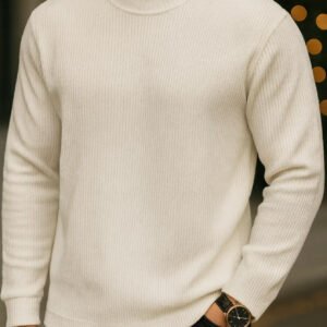 Urban Ribbed Knit Sweater – Off White Essential
