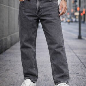 Xhinse Gri të Errëta – Relax Fit / Boyfriend Denim