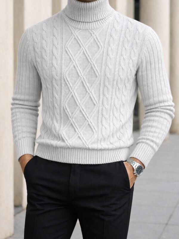 Golf Premium Cable Knit për Meshkuj
