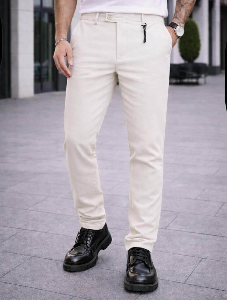 Pantallona Premium Chino – Off-White