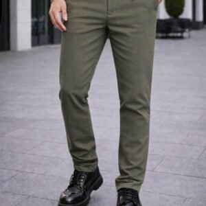 Pantallona Premium Chino – Olive