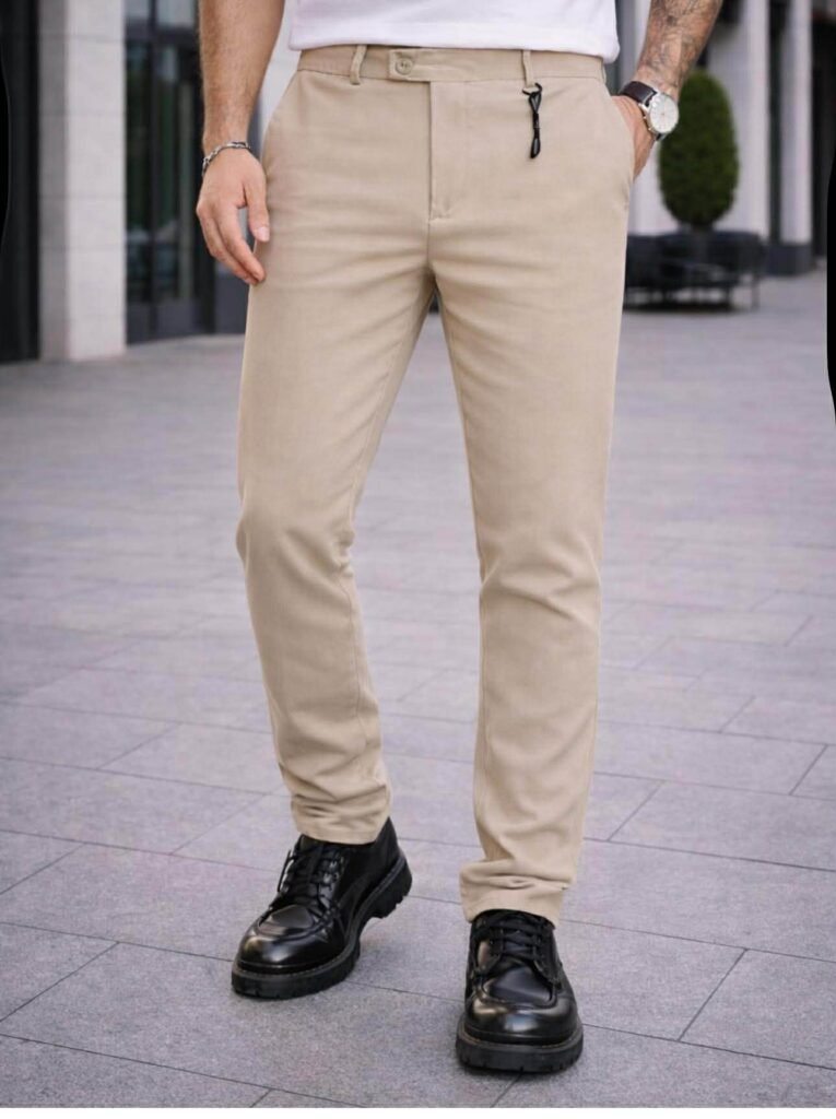 Pantallona Premium Chino – Bezh (Beige)
