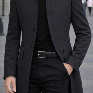 Pallto Antracit Elegante – Slim Fit | Urban Premium