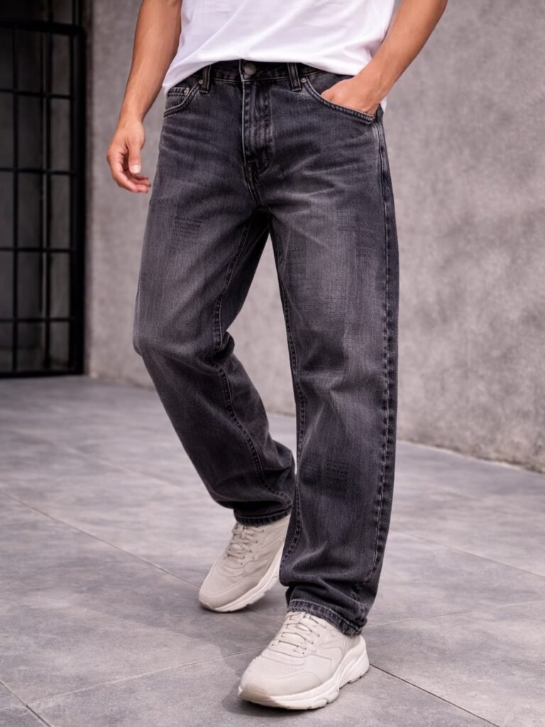 Xhinse Grey Washed Straight Fit – Stil Urban Premium